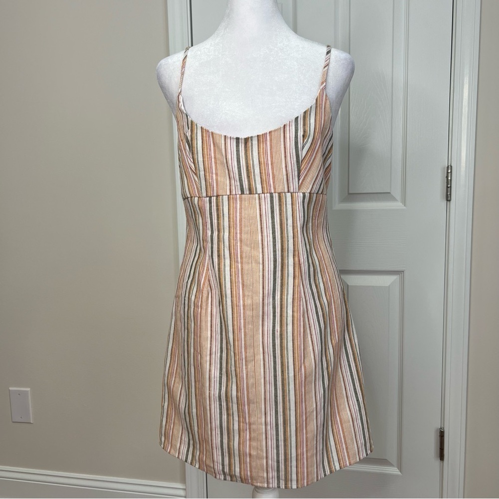 Nwot. Altar'd State Women's Pink And Tan Dress